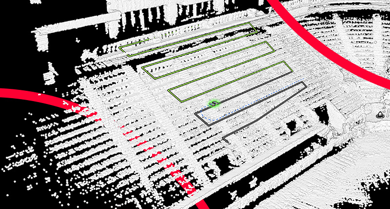 Leica Geosystems | Indoor hall scanning with Leica BLK2FLY.